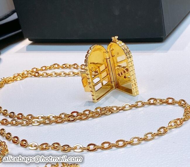 Famous Brand Chanel Pendant Chain Belt 0729 Gold 2024