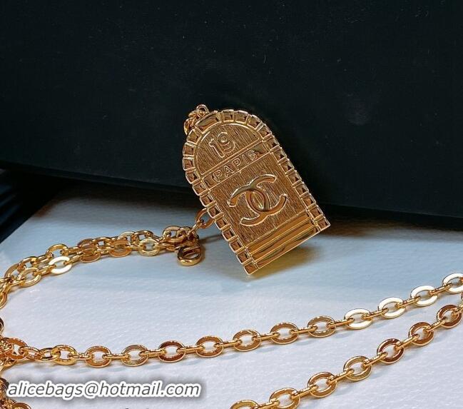 Famous Brand Chanel Pendant Chain Belt 0729 Gold 2024