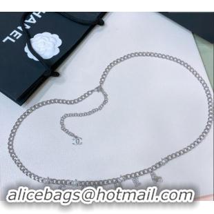 Luxury Cheap Chanel Chain Belt with Letters 072919 Silver 2024