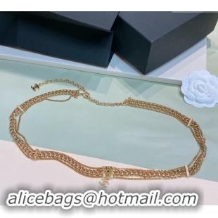 Buy Cheapest Chanel Chain Belt with Lion 0729 Gold 2024