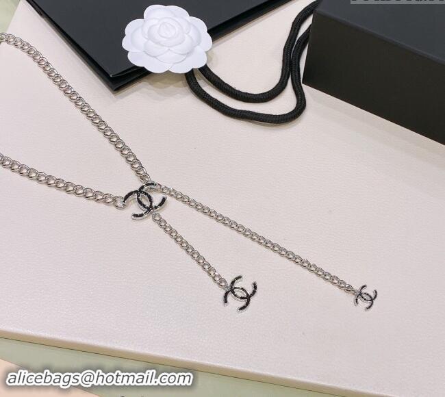 High Quality Chanel Chain Belt with CC 072922 Silver 2024