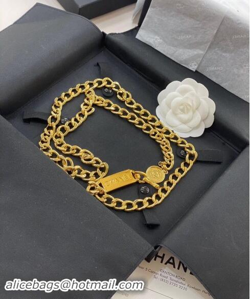 Buy Cheapest Chanel Chain Belt Gold-Tone 0820 2024