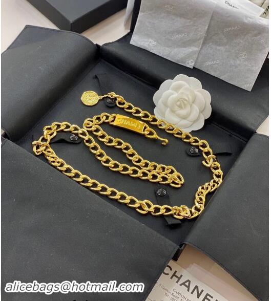 Buy Cheapest Chanel Chain Belt Gold-Tone 0820 2024