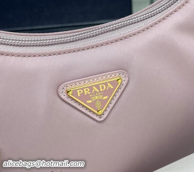 Promotional Prada Re-Nylon Prada Re-Edition 2000 mini-bag 1NE515 Light Pink 2023 NEW