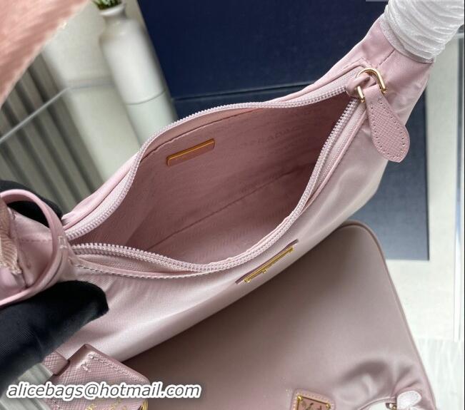 Promotional Prada Re-Nylon Prada Re-Edition 2000 mini-bag 1NE515 Light Pink 2023 NEW