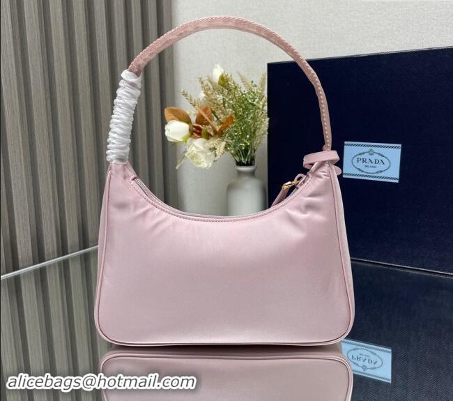 Promotional Prada Re-Nylon Prada Re-Edition 2000 mini-bag 1NE515 Light Pink 2023 NEW