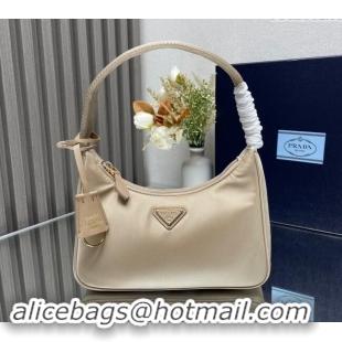 Best Quality Prada Re-Nylon Prada Re-Edition 2000 mini-bag 1NE515 Beige 2023 NEW