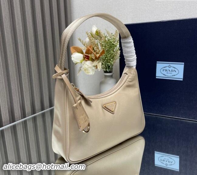 Best Quality Prada Re-Nylon Prada Re-Edition 2000 mini-bag 1NE515 Beige 2023 NEW