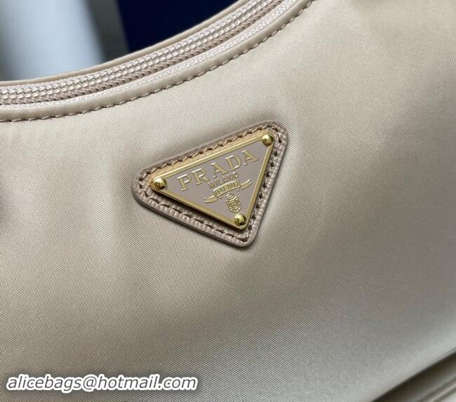 Best Quality Prada Re-Nylon Prada Re-Edition 2000 mini-bag 1NE515 Beige 2023 NEW