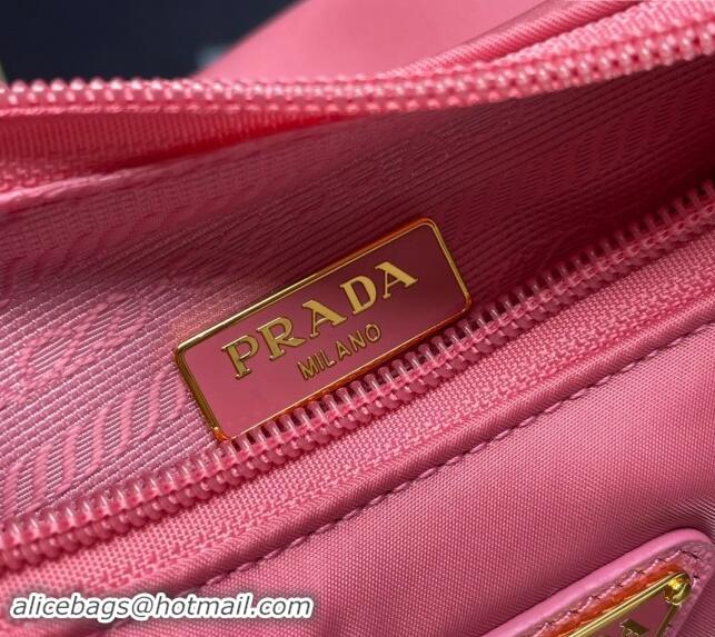 Good Quality Prada Re-Nylon Prada Re-Edition 2000 mini-bag 1NE515 Dark Pink 2023 NEW