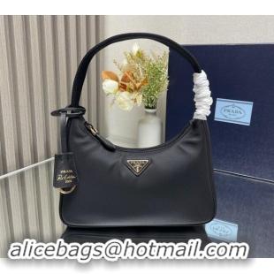 Most Popular Prada Re-Nylon Prada Re-Edition 2000 mini-bag 1NE515 Black 2023 NEW