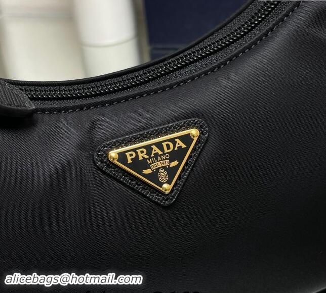 Most Popular Prada Re-Nylon Prada Re-Edition 2000 mini-bag 1NE515 Black 2023 NEW