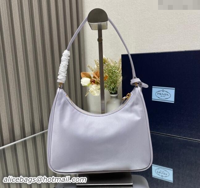 Best Price Prada Re-Edition 2005 Re-Nylon mini bag 1NE204 Light Purple 2023 NEW