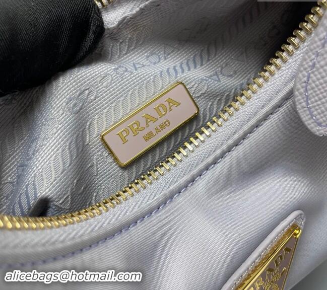 Best Price Prada Re-Edition 2005 Re-Nylon mini bag 1NE204 Light Purple 2023 NEW