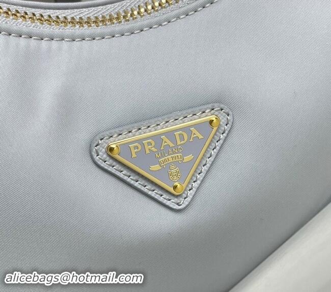 Big Discount Prada Re-Edition 2005 Re-Nylon mini bag 1NE204 Light Grey 2023 NEW