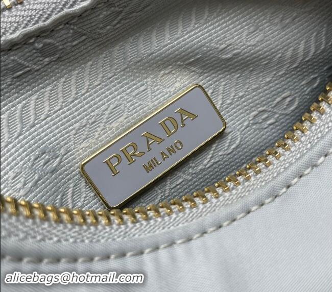 Big Discount Prada Re-Edition 2005 Re-Nylon mini bag 1NE204 Light Grey 2023 NEW