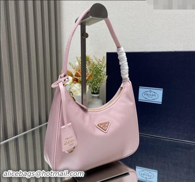 Shop Discount Prada Re-Edition 2005 Re-Nylon mini bag 1NE204 Light Pink 2023 NEW