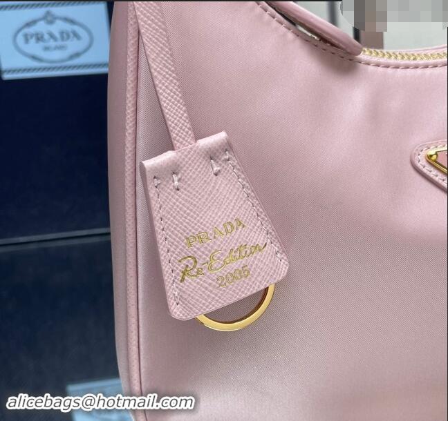 Shop Discount Prada Re-Edition 2005 Re-Nylon mini bag 1NE204 Light Pink 2023 NEW