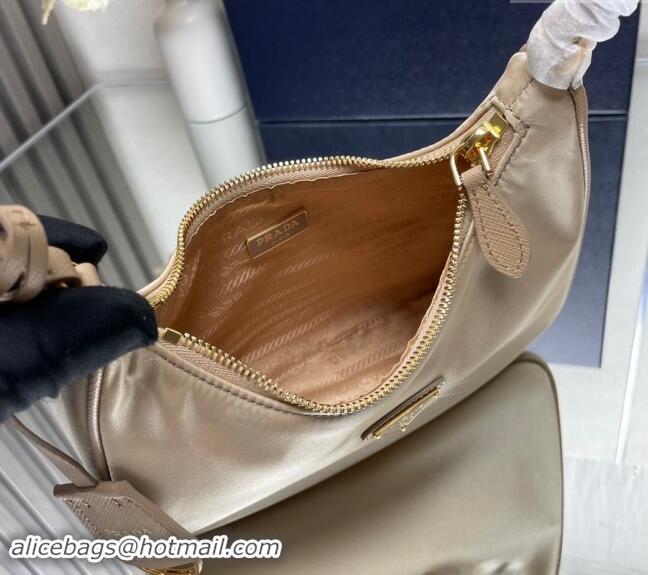 Top Quality Prada Re-Edition 2005 Re-Nylon mini bag 1NE204 Beige 2023 NEW