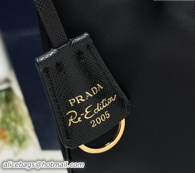 Inexpensive Prada Re-Edition 2005 Re-Nylon mini bag 1NE204 Black 2023 NEW