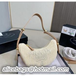 Traditional Specials Prada Moon Straw Hobo Bag 0729 2024