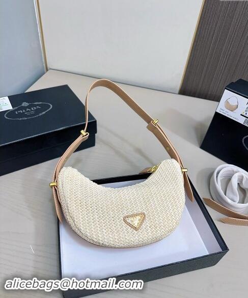 Traditional Specials Prada Moon Straw Hobo Bag 0729 2024