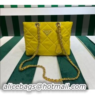 Traditional Specials Prada Re-Nylon tote bag 1BG468 Yellow 2023