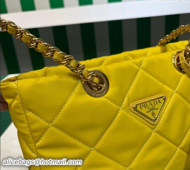 Traditional Specials Prada Re-Nylon tote bag 1BG468 Yellow 2023