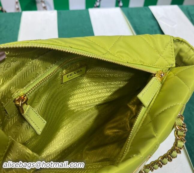 Grade Quality Prada Re-Nylon tote bag 1BG468 Lime Green 2023