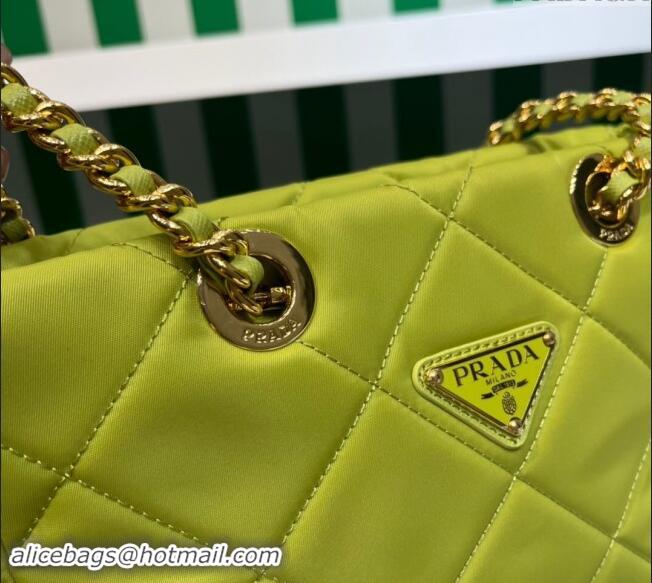 Grade Quality Prada Re-Nylon tote bag 1BG468 Lime Green 2023