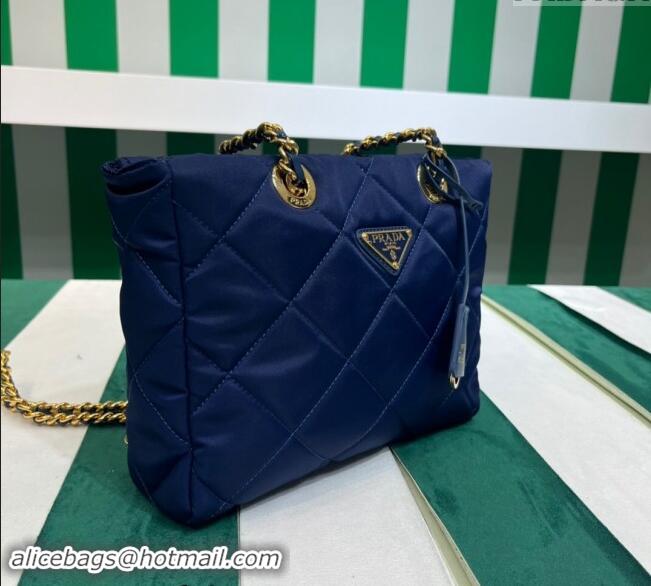 Well Crafted Prada Re-Nylon tote bag 1BG468 Royal Blue 2023