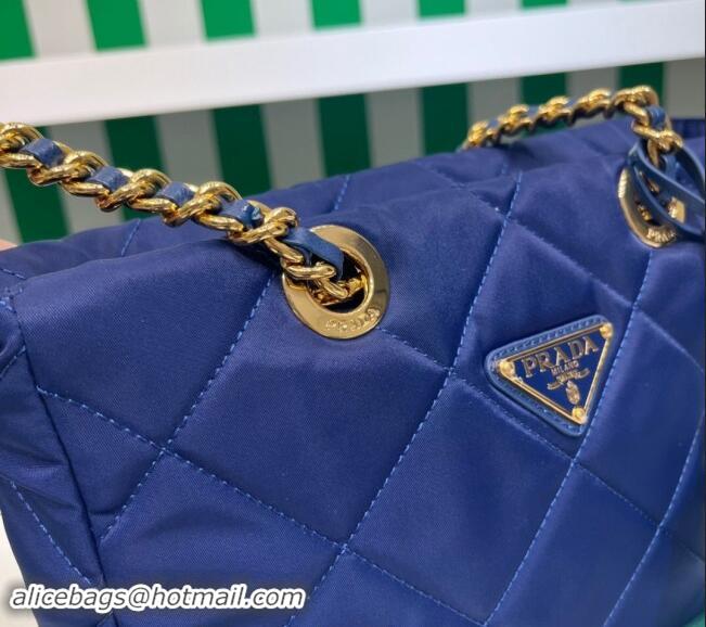 Well Crafted Prada Re-Nylon tote bag 1BG468 Royal Blue 2023