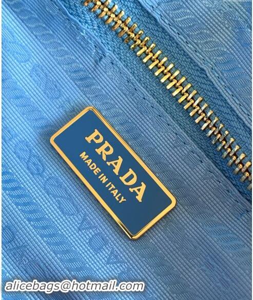 Top Quality Prada Re-Nylon tote bag 1BG468 Periwinkle Blue 2023