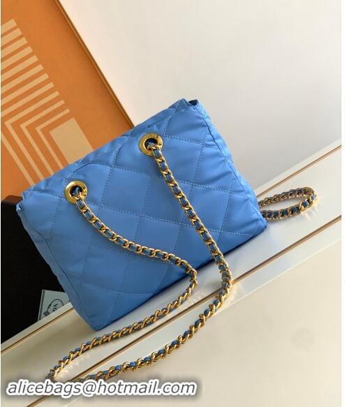 Top Quality Prada Re-Nylon tote bag 1BG468 Periwinkle Blue 2023