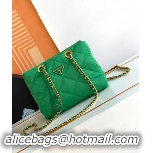 Luxury Cheap Prada Re-Nylon tote bag 1BG468 Green 2023