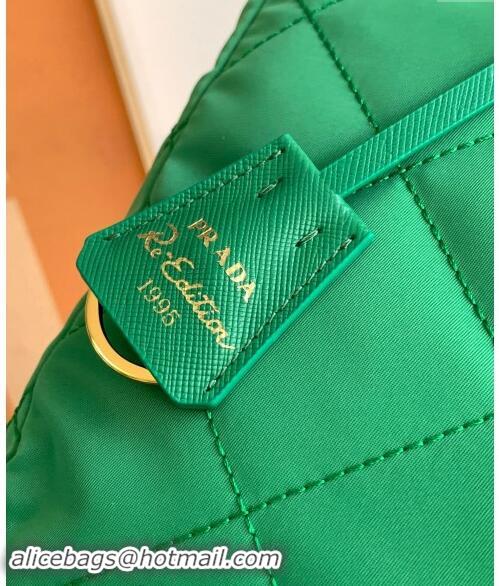 Luxury Cheap Prada Re-Nylon tote bag 1BG468 Green 2023