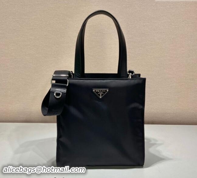 Top Grade Prada Re-Nylon padded tote bag 1BG426 Black 2023