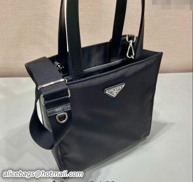 Top Grade Prada Re-Nylon padded tote bag 1BG426 Black 2023