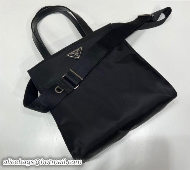 Top Grade Prada Re-Nylon padded tote bag 1BG426 Black 2023