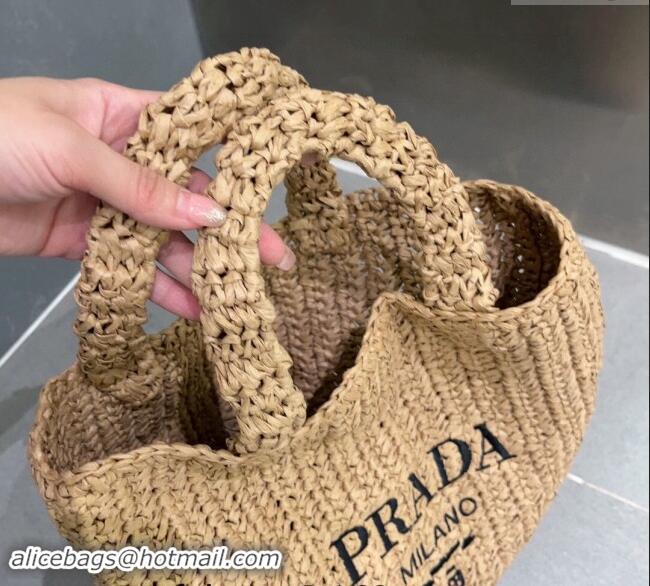 Reasonable Price Prada Large Straw Tote bag 1BG423 Khaki 2023