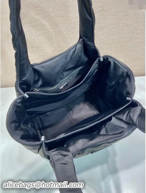 Buy Inexpensive Prada large Padded Re-Nylon Tote Bag 1BG449 Black 2023