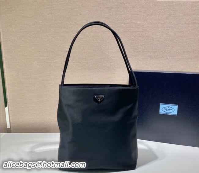 Best Design Prada Vintage Nylon Large Tote Bag B6242 Black 2023