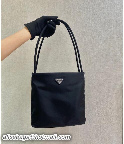 Reasonable Price Prada Vintage Nylon Small Tote Bag B6243 Black 2023