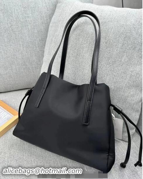 Good Looking Prada Nylon Small Tote Bag PR8626 Black 2024