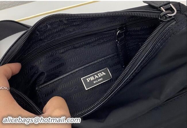 Reasonable Price Prada Nylon Messenger Bag BT0909 Black 2023