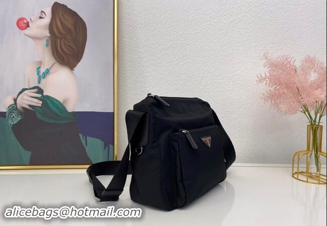 Reasonable Price Prada Nylon Messenger Bag BT0909 Black 2023