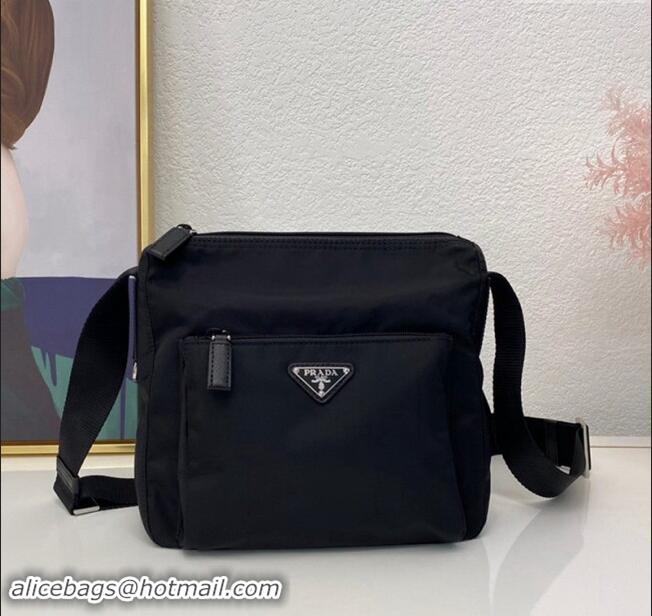 Reasonable Price Prada Nylon Messenger Bag BT0909 Black 2023