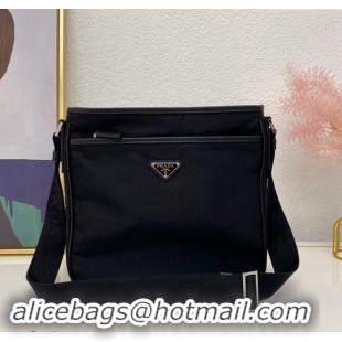 Buy Inexpensive Prada Nylon Messenger Bag 2VH797 Black 2023