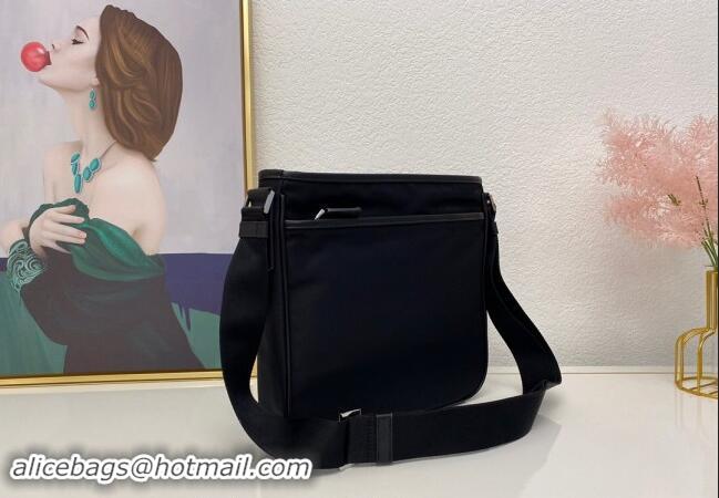 Buy Inexpensive Prada Nylon Messenger Bag 2VH797 Black 2023