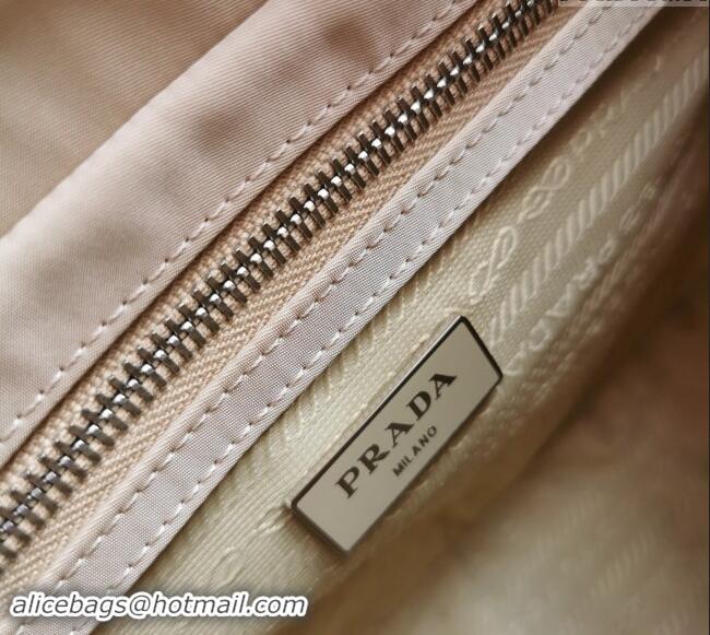 Good Taste Prada Nylon Shoulder Bag 1BD290 Beige 2023